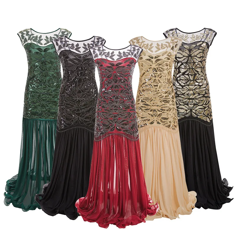 

odm suppliers 1920 dresses for plus size women, Shown