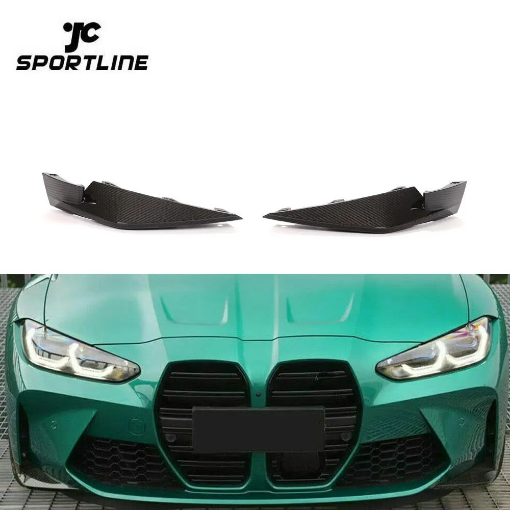 

JCSportline Carbon Fiber G80 G82 Front Splitter for BMW 3 4 Series G81 G80 M3 G82 G83 M4 2D 4D 2021-2022