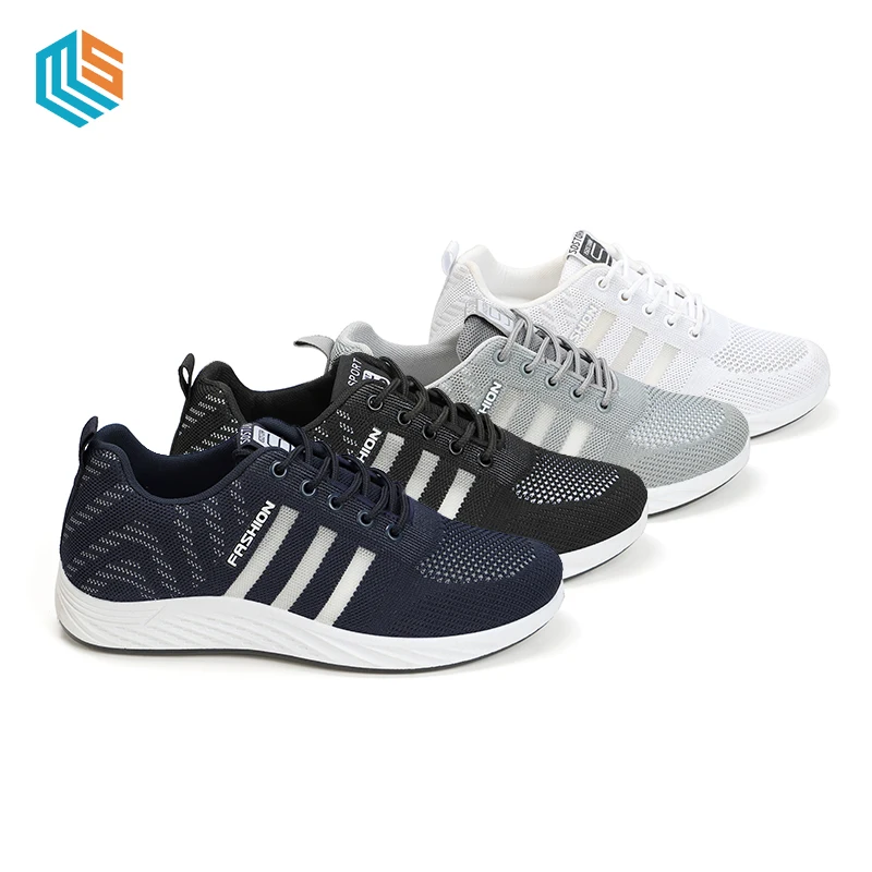 

Comfortable Men Sneakers Fashion Casual Breathable Sport Shoes Manufacture Custom, 4 colors