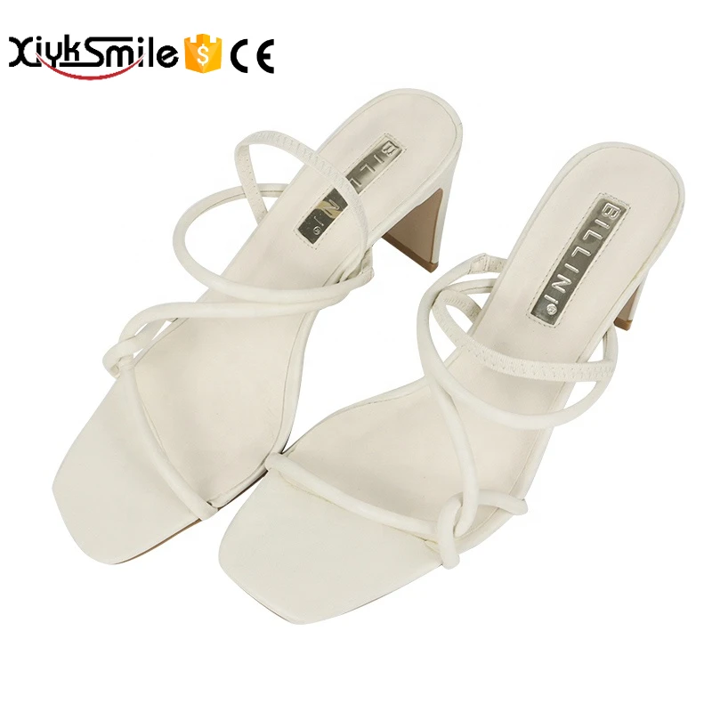 

2022 hot selling classic chunky heel sandals women's mid-heel fashion clip-on slippers women shoes sandal shoes