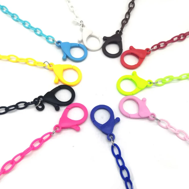 

Resin Acrylic Sunglasses Chain Cute Flower Charms Masking Necklace Chain Holder Rope Glasses lanyard Cord Facemask Strap, Stock colors