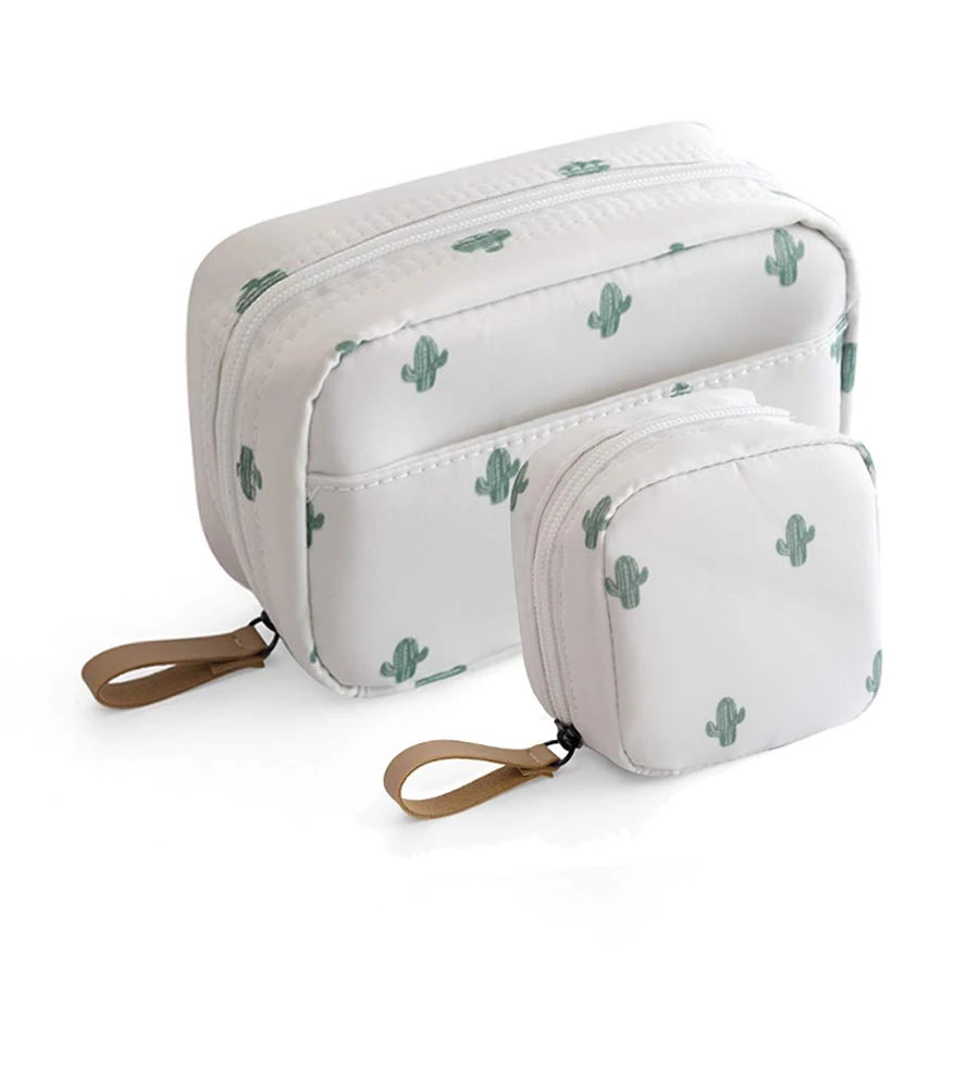 

Waterproof Canvas Makeup Bag Custom Travel Toiletry Bag Cosmetic Bag Pouch