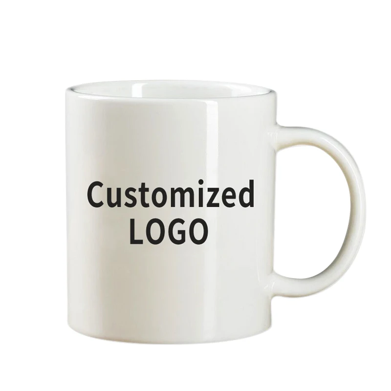

Creative Ceramic Coated Color Changing Customized Logo Gift Mug Heat Transfer Pattern Advertising Mug