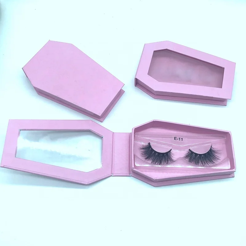 

New unique coffin shape paper lash box custom eyelash packaging box