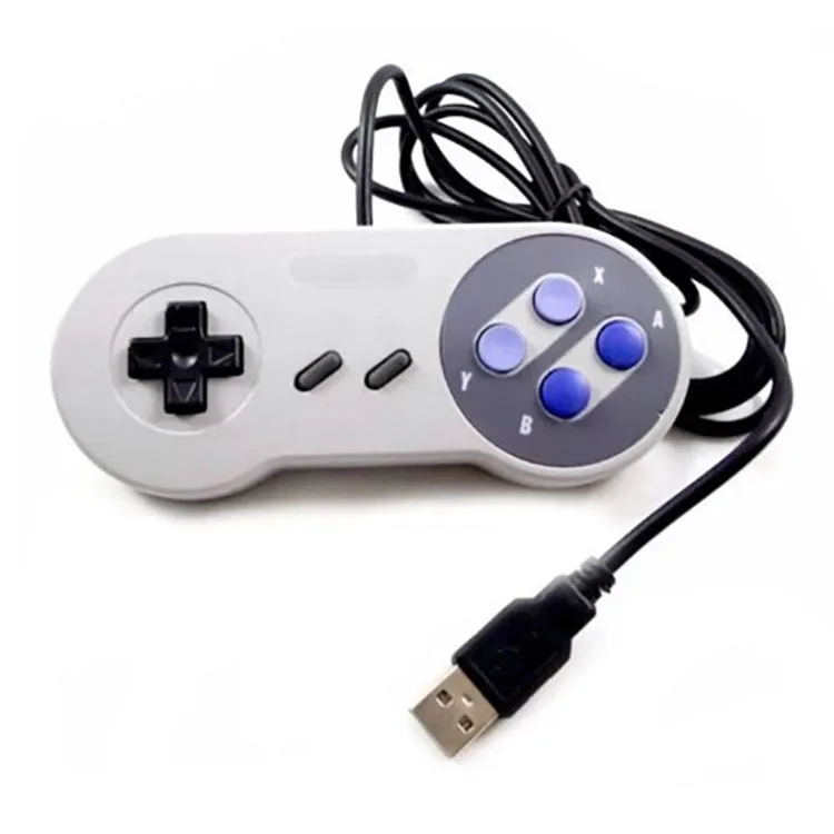 

Wired USB Game Gamepad Controller Gaming Joystick Joypad For Nintendo SNES For Windows PC For MAC Computer