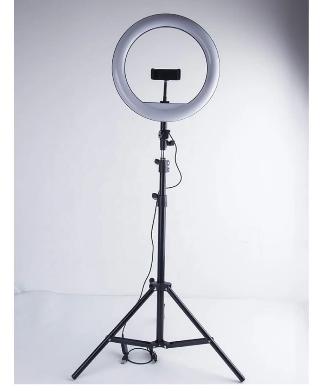 

Hot sell 26CM (10 inches) LED selfie ring light with 210cm tripod live streaming ringl light