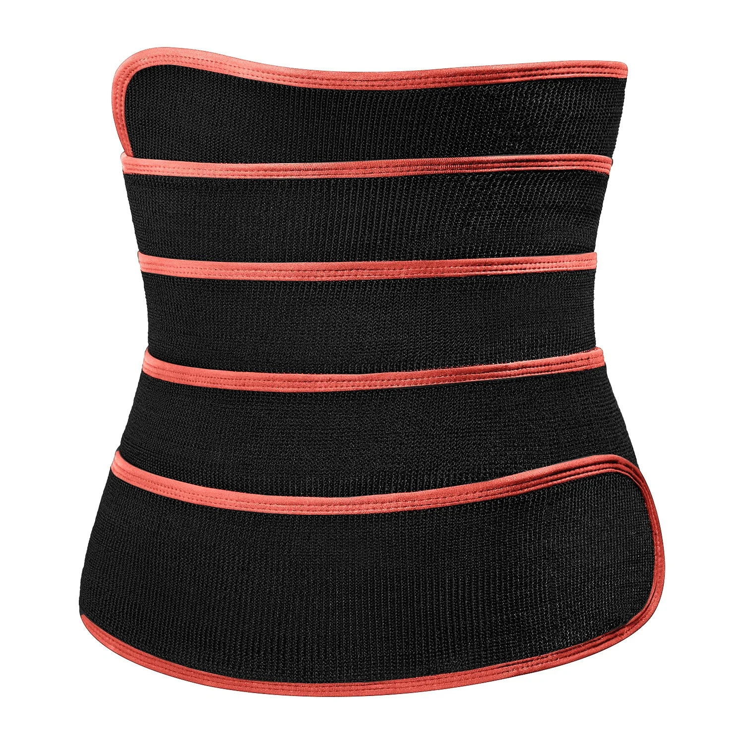 

Hot Sale Women's Slimming Long Waist Wrap Tummy Wrap Women Stomach Waist Trainer Shaper Trimmer Belt, Black, grey, pink, orange, yellow