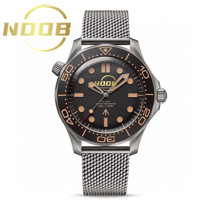 

Diving Luxury fashion classic mechanical watch OR factory 42mm ETA 8806 movement titanium alloy 007 seahorse 300m brand watch