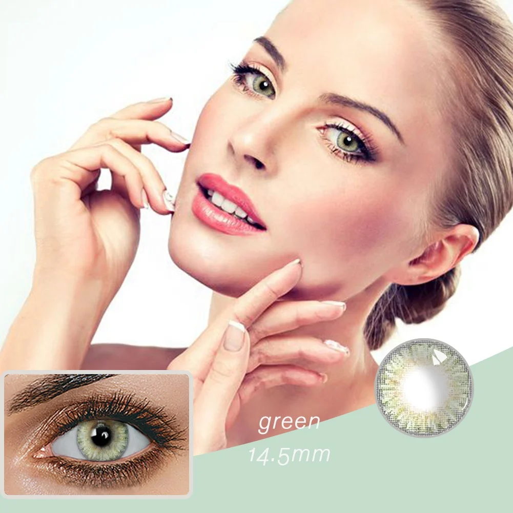 
Beauty Corner 2pcs/pair 12 Colors Colored Contact Lens Cosmetic Soft Color Contact Lenses for eyes 