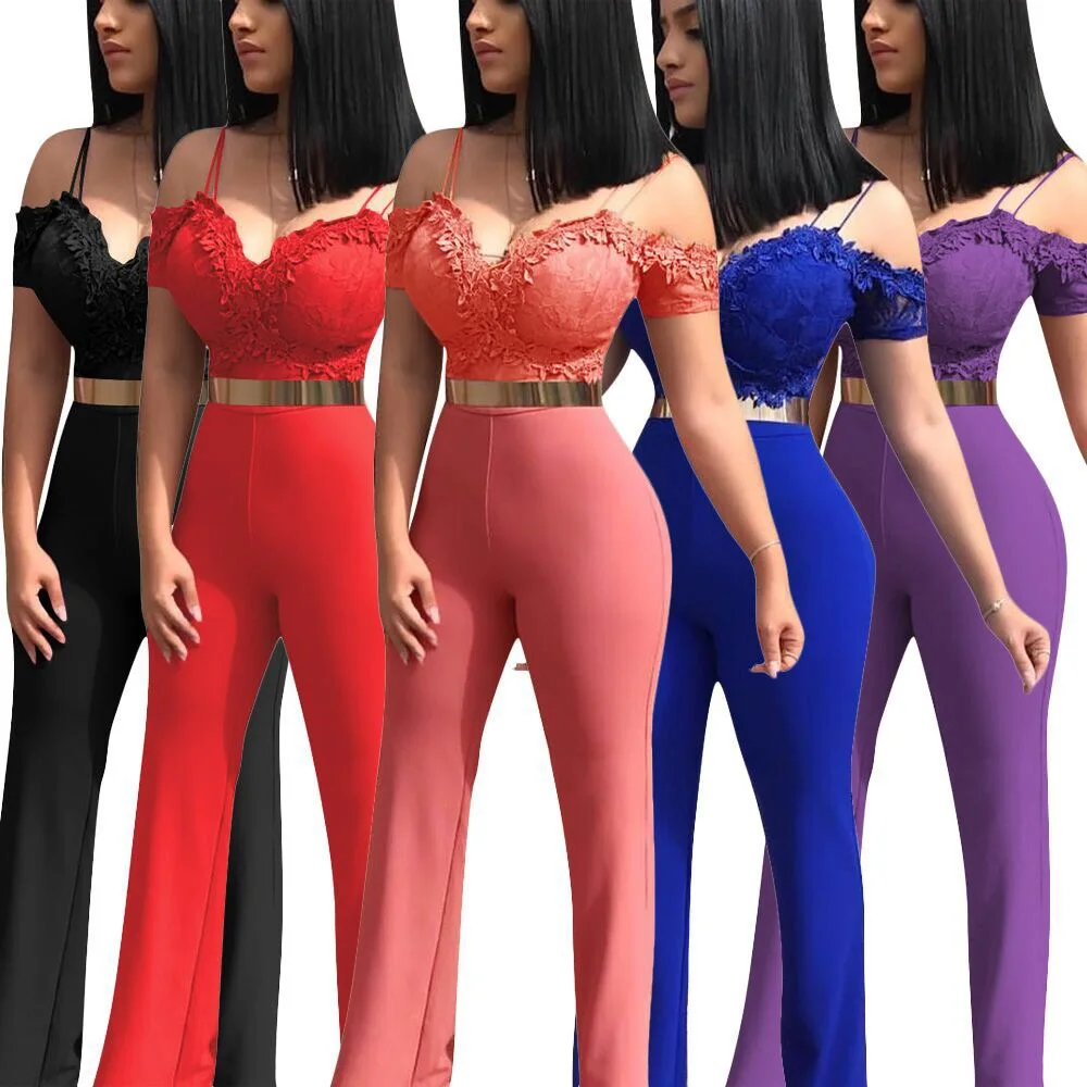 

high quality short sleeve for women jumpsuit and rompers one piece, Picture