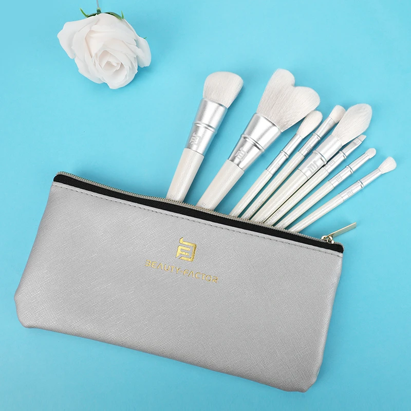 

8Pcs Synthetic Hair Finish Makeup Brushes High Quality Makeup Brushes Set Private Label Brush Kit Make Up, As the picture