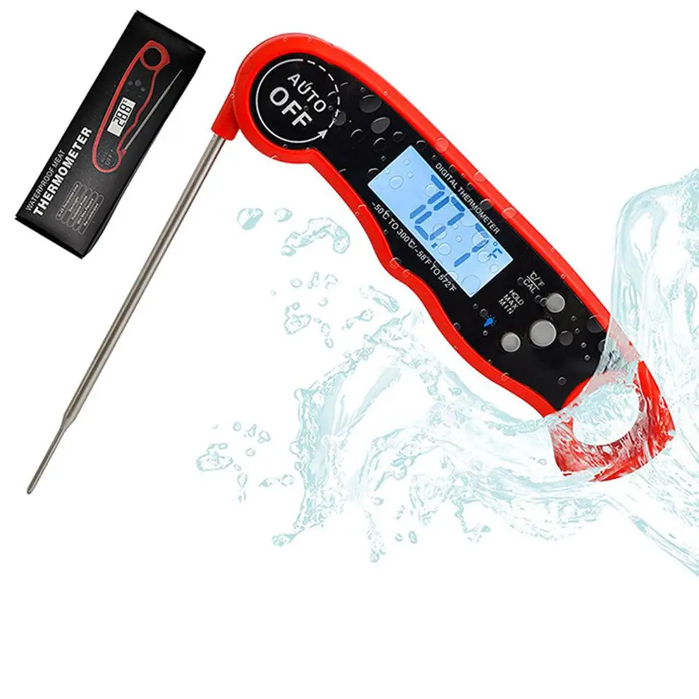 Waterproof Digital Food Cooking Thermometer Instant Read Meat Thermometer for Kitchen BBQ