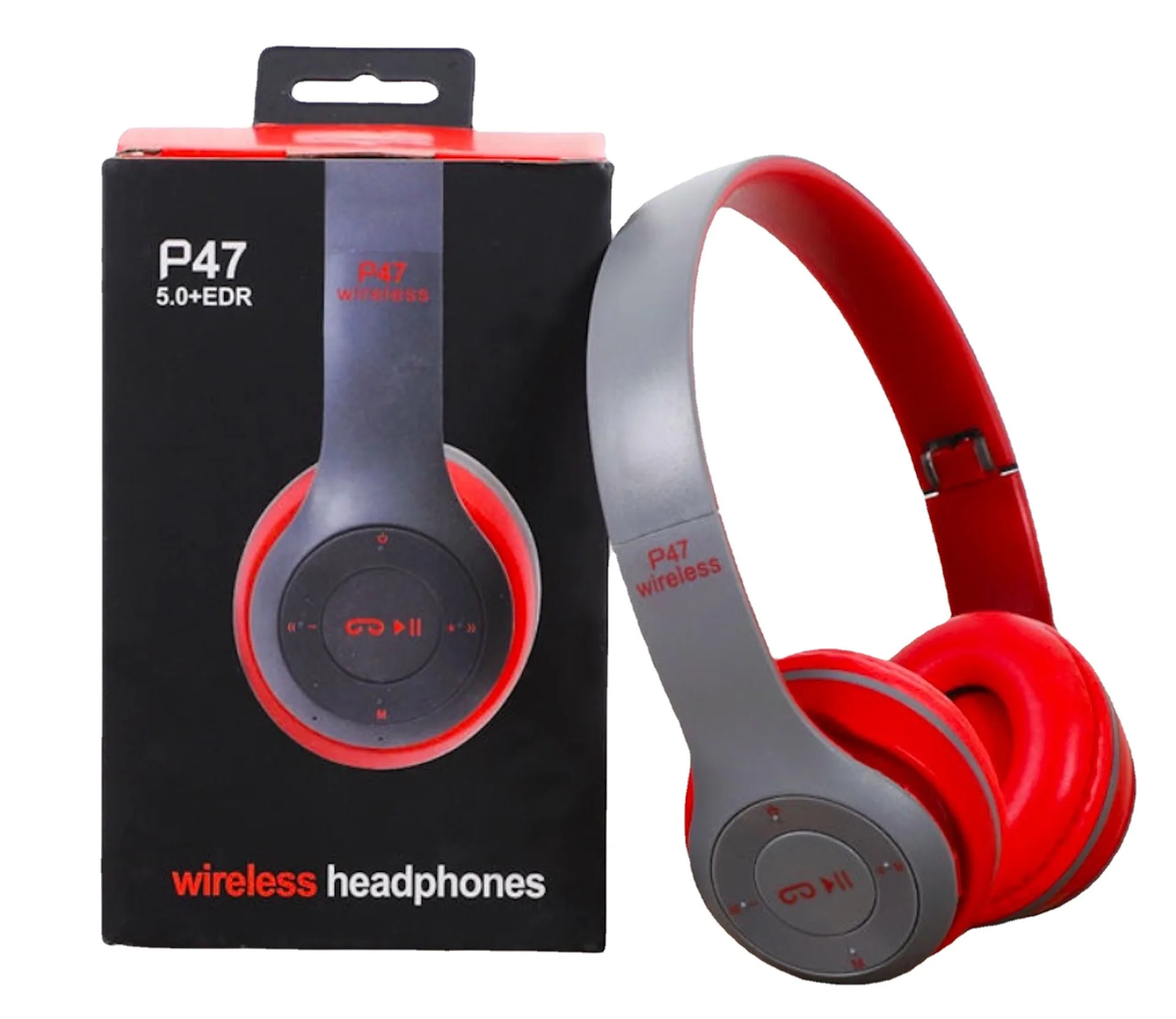 

China earphones Wholesale cheap price p47 wireless headphones headset