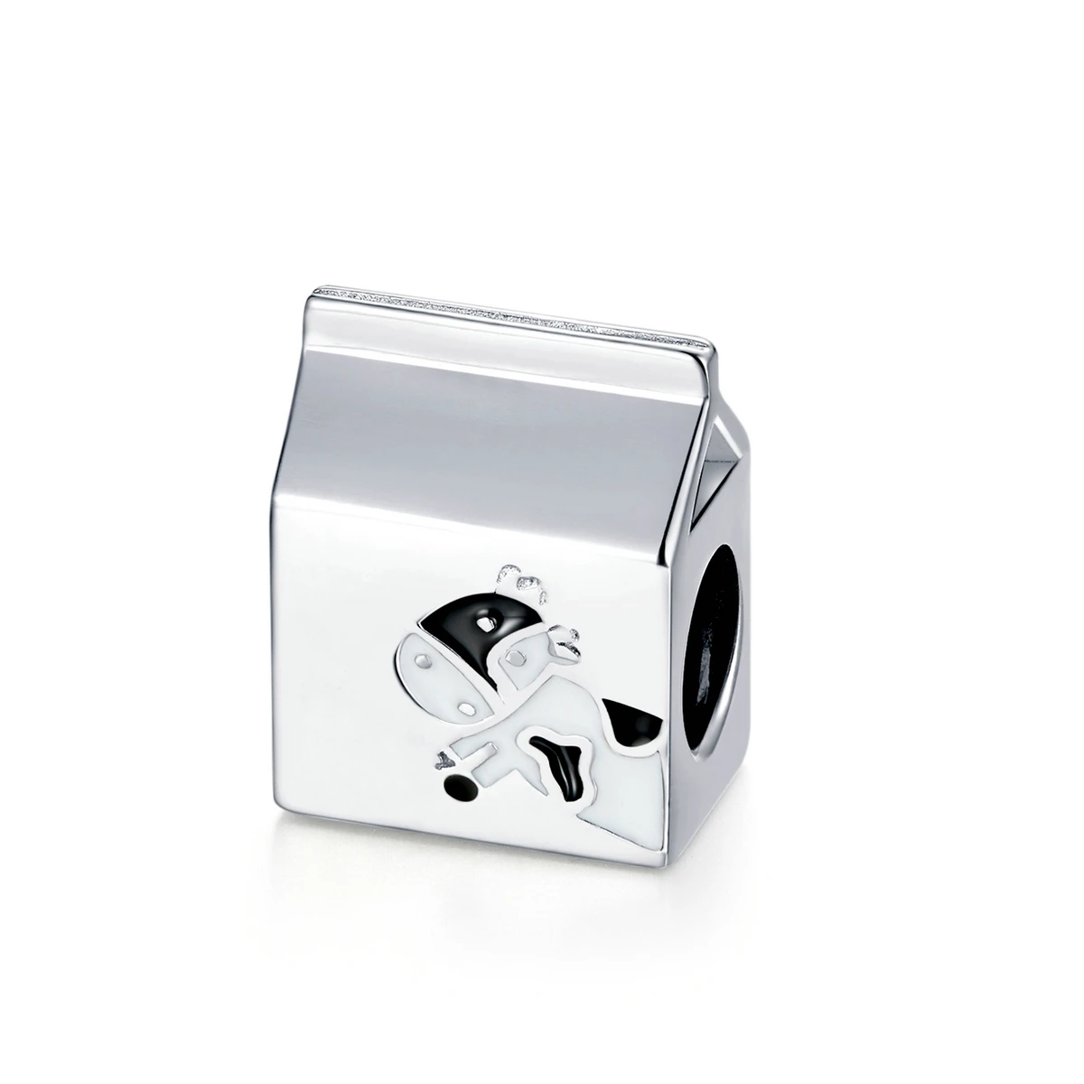 

SCC1494 Women 925 Sterling Silver Milk Carton Charms For Jewelry Wholesale