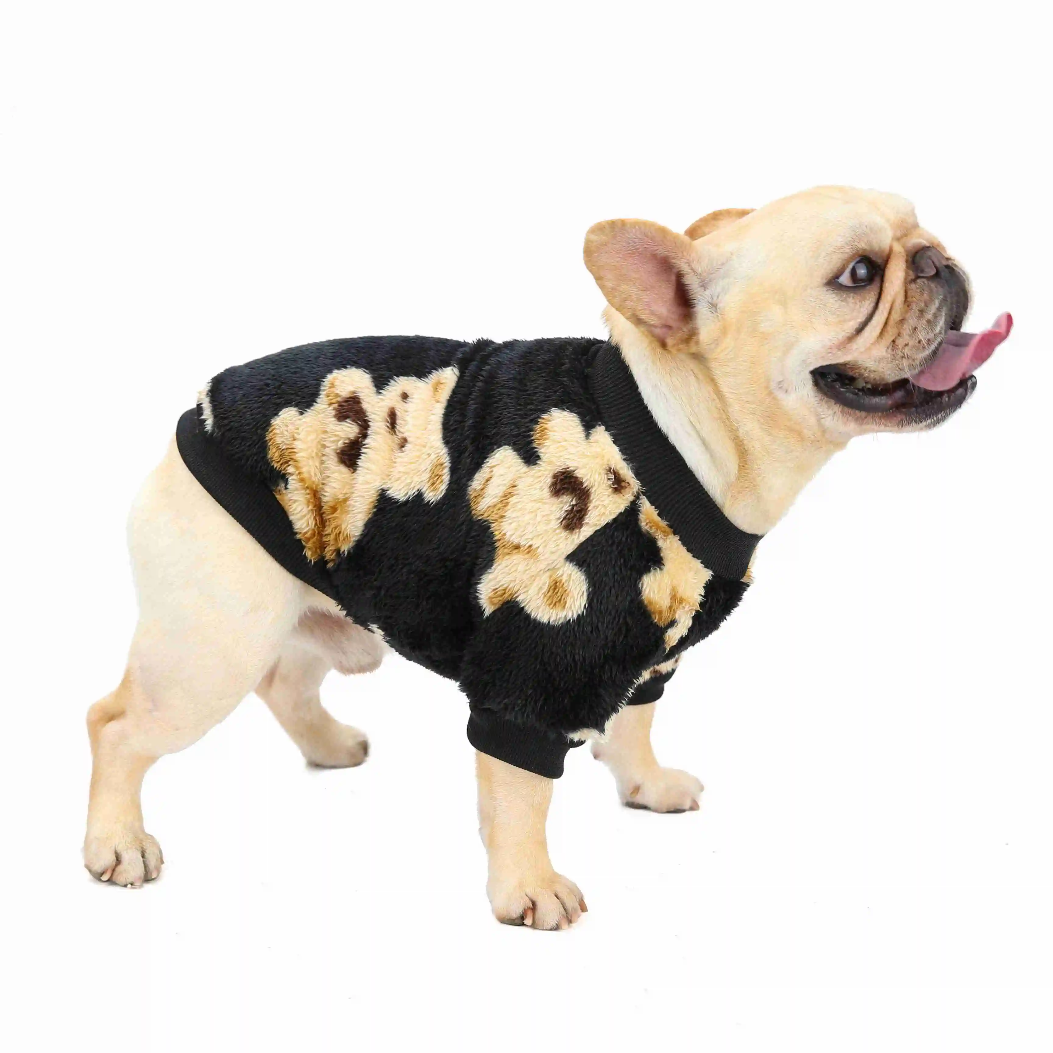 

Dog Warm Plush Dog Vest for Autumn Winter Soft Warm Sweater for Small dog Cute Puppy Kitten