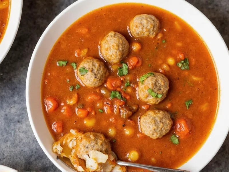Classic Meatball Soup Recipe: Simple & Delicious Homemade