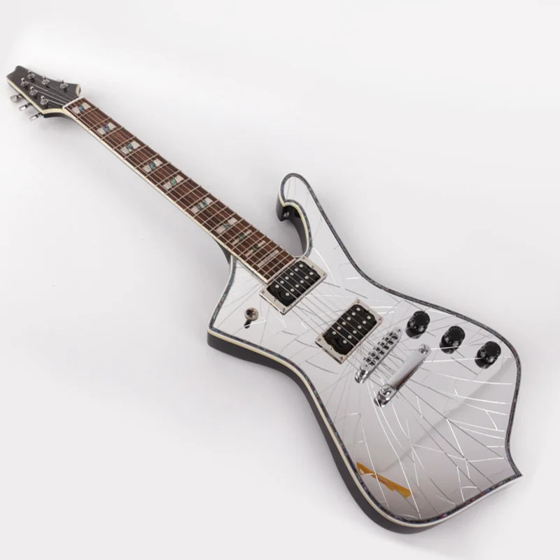 

Custom chinese silver mirror top electric guitar electricas electro electrique guitare guiter guitarra gitar guitars
