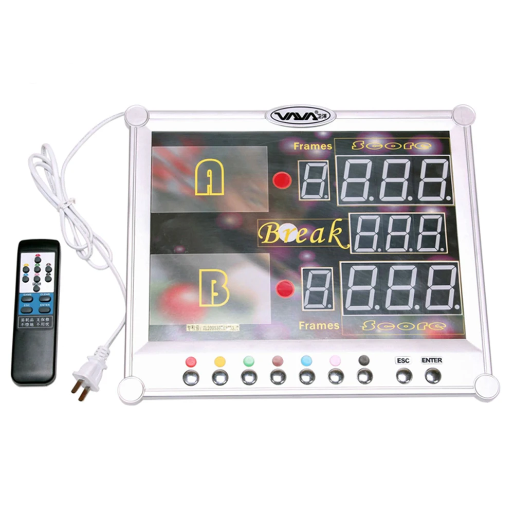 

electronic pool scoreboard and snooker scoreboard billiard scoreboard