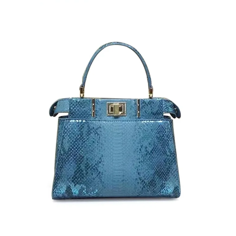 

SL136 25 Brand design bags fashion trending Snakeskin shiny handbags for women luxury shoulder hand bags ladies, Red, black.......