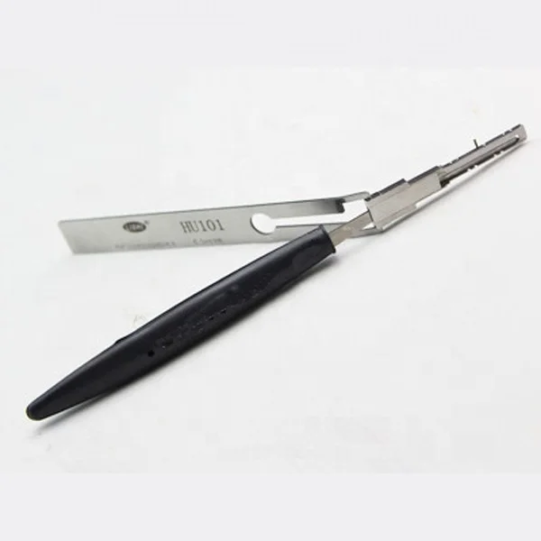 

100% original Lishi HU101 unlock car door lock opener tool, Silver