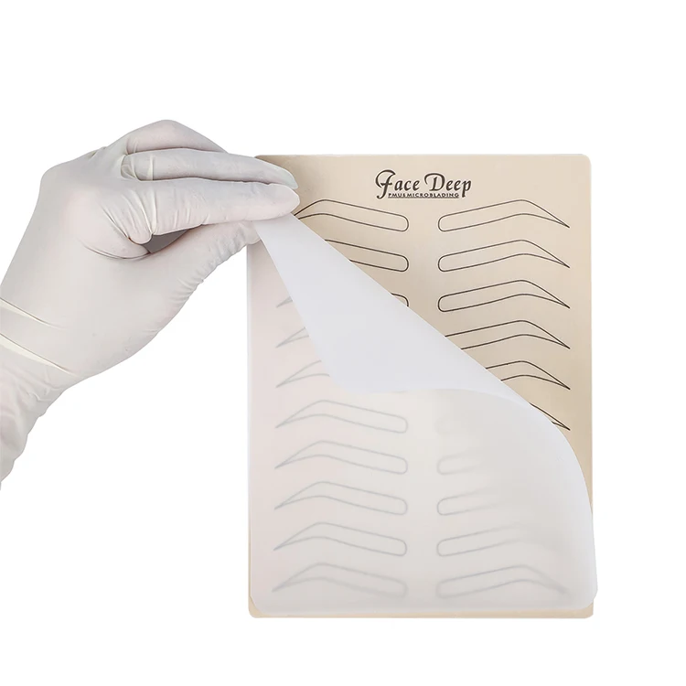 

Hot SALE Semi Transparent Silicone Tattoo Skins Permanent Makeup Training Practice Skins