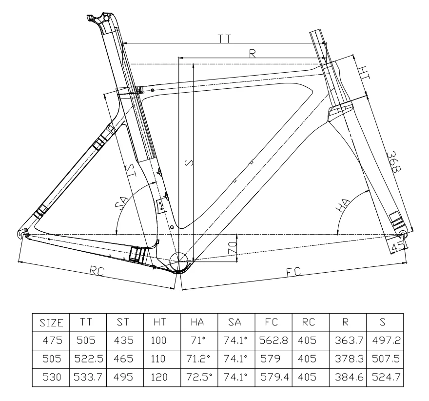 2020 New Bsa Carbon Fiber Frame Fixed Gear Bikes Road Frame 700x23c ...