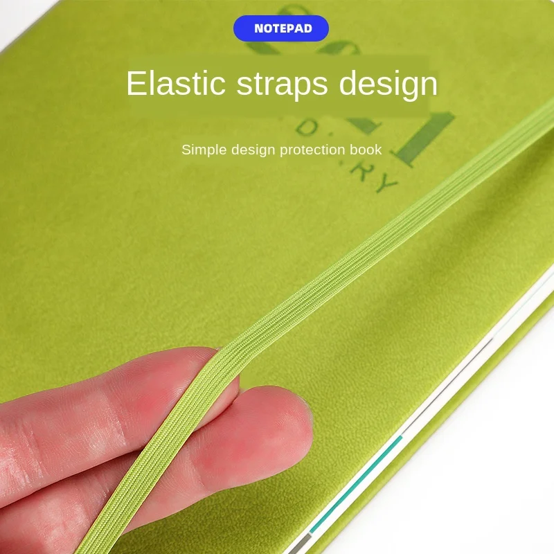 
Factory Custom Notebook Creative Stationery Notebook CustomlogoBusiness Notepad Elastic Strap Diary 