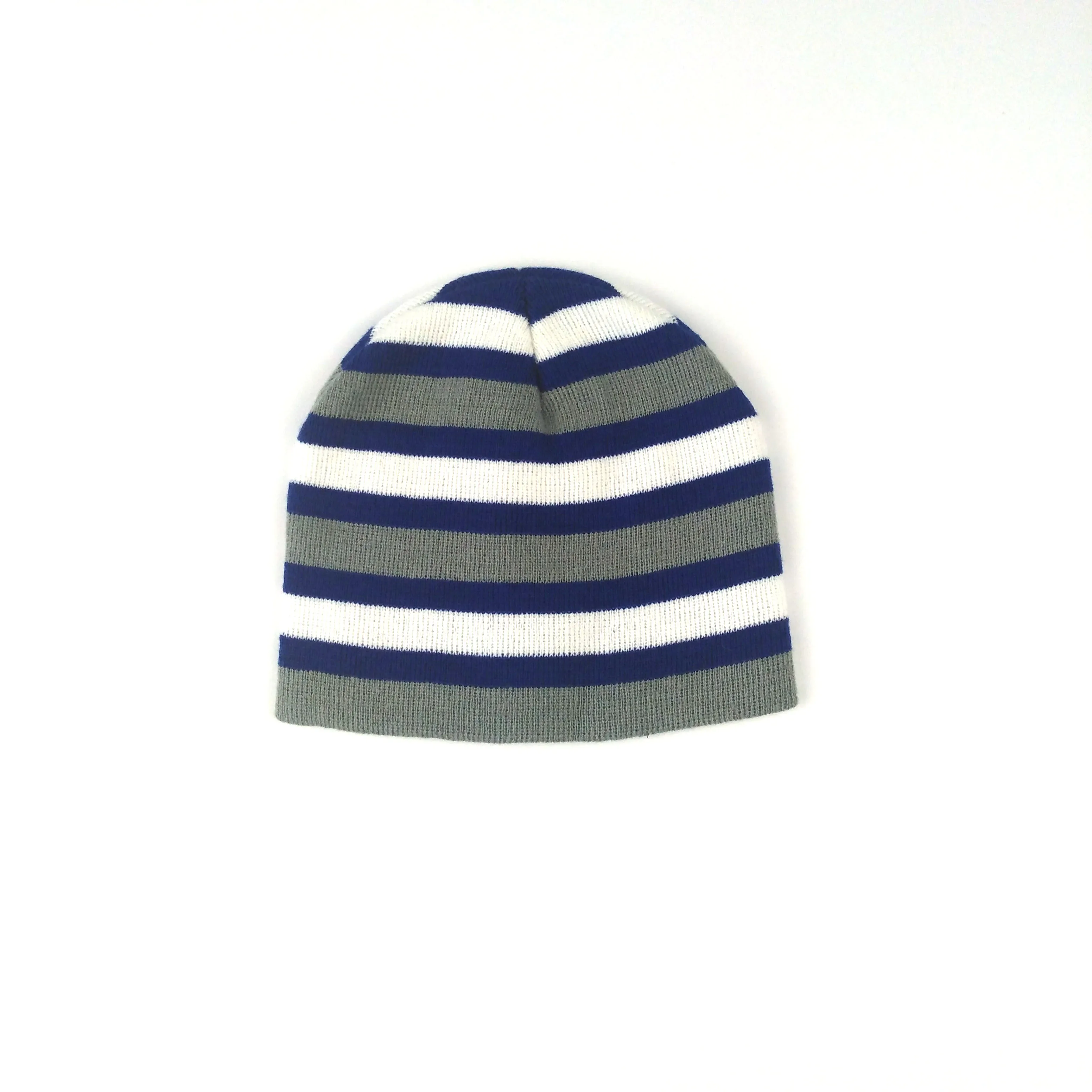 

Autumn And Winter Warm Stripe Beanie Hat
