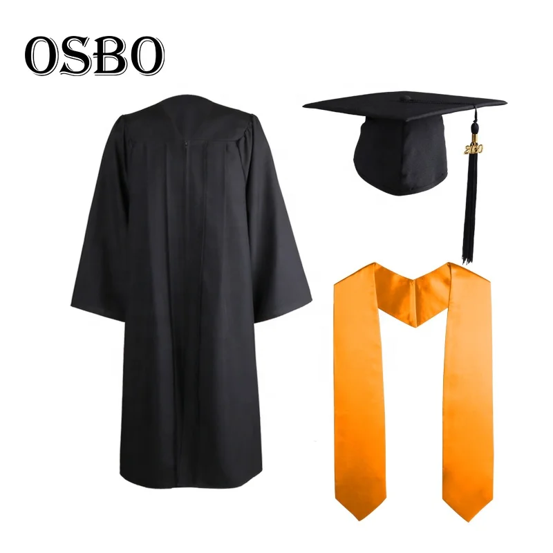 

2021 Colorful Wholesale Cheap Unisex University Academic college graduation robe &cap with colorful stole, Royal