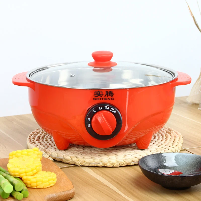 
Portable multi purpose non stick stainless steel electric hot pot electric stew pot electric slow cooker  (62515384833)