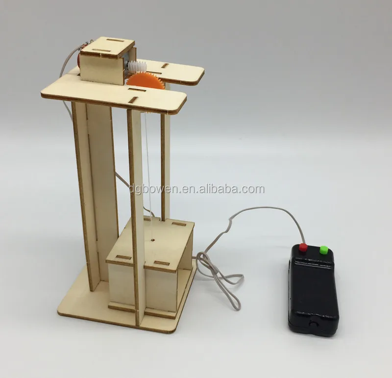 Kreative Do It Yourself Electric Lift Handmade Aufzug Modell Kinder montiert Spielzeug ✨ 