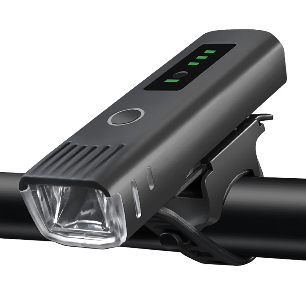 

OEM Smart Sensor Anti-glare 4 Modes Brightness Easy Mount LED 250 Lumen USB Rechargeable Bicycle Front Light Headlight Battery, Black