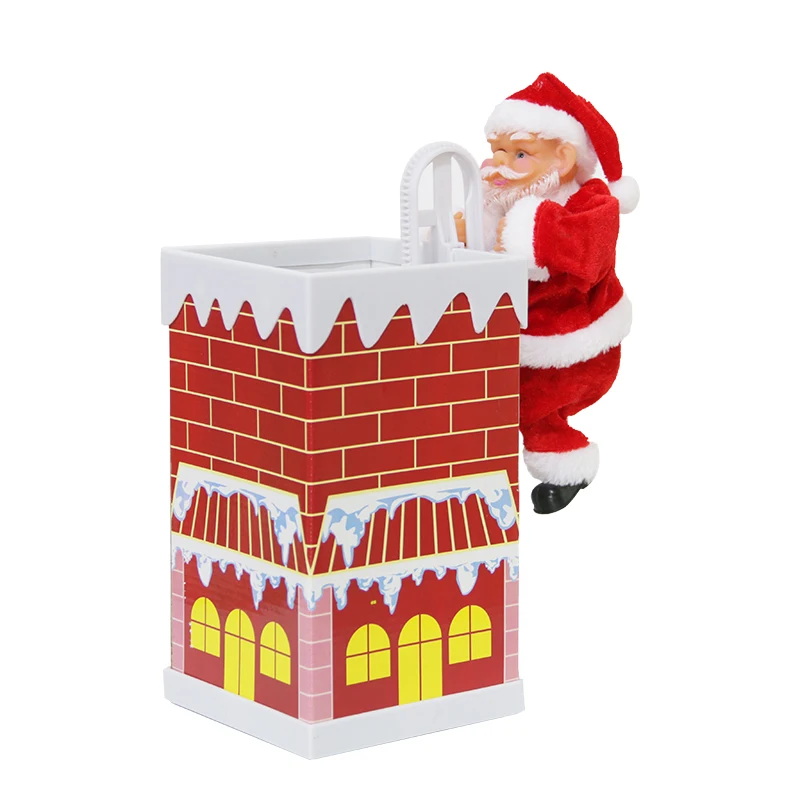 サンタクライミングチムニー電気サンタクリスマスギフト電気サプライヤー Buy サンタ煙突で 屋外装飾サンタ煙突 電気サンタ Product On Alibaba Com