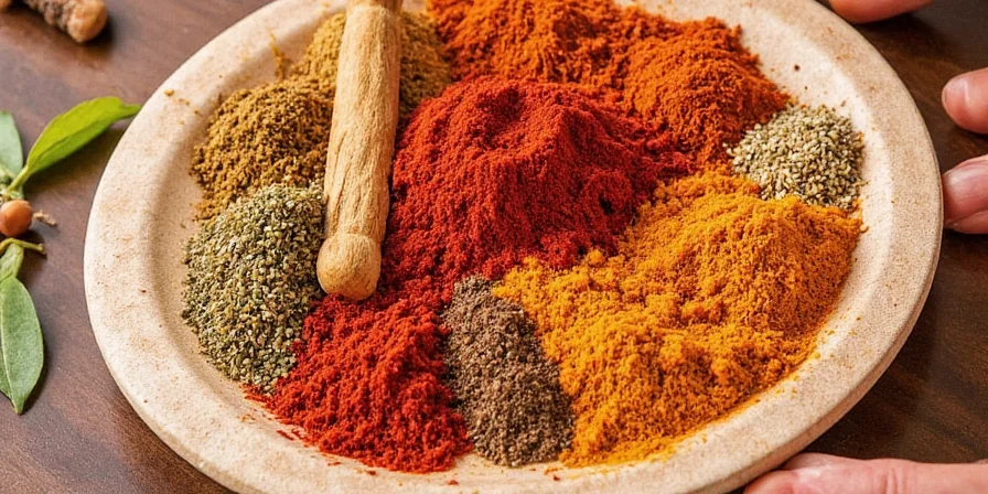 Map of Spain showing regional spice usage