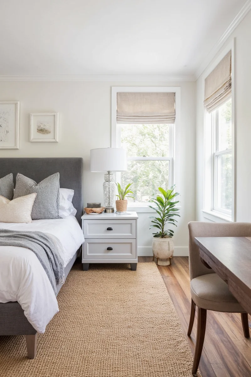 Kid-safe decor options in a ranch-style living room