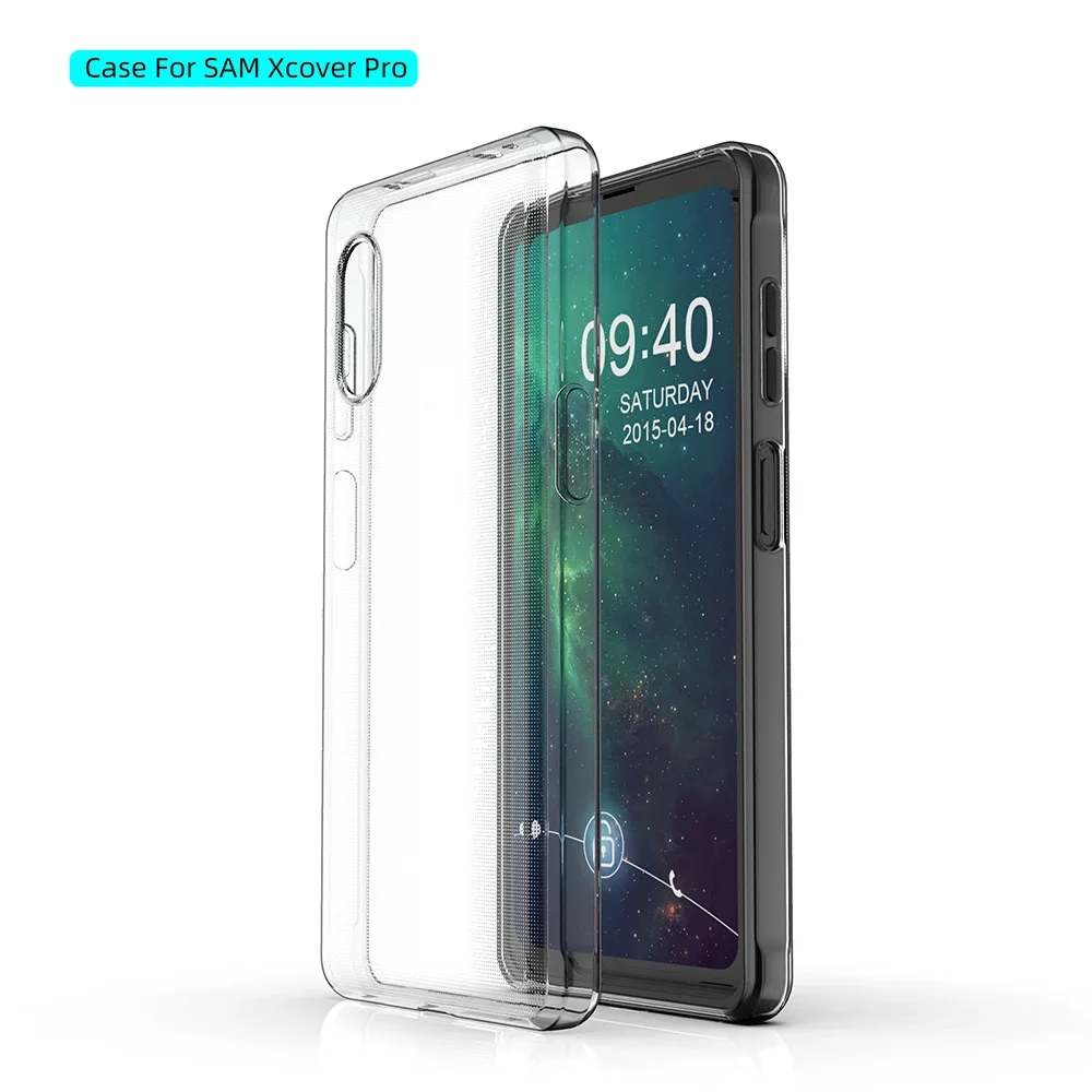 

Shine-e Ultra Thin Transparent Clear Phone Case For Samsung Xcover Pro Back Cover