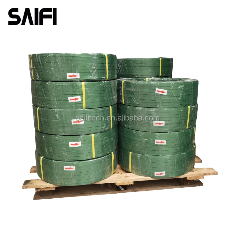 
PET plastic packing belt polyester strap for package pallet strapping roll with free sample 