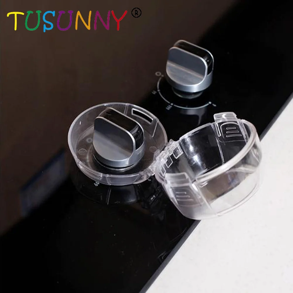 

Clear Stove Knob Safety Covers Protect Little Kids Child Proof Lock For Oven/Stove Top/Gas Range, Transparent