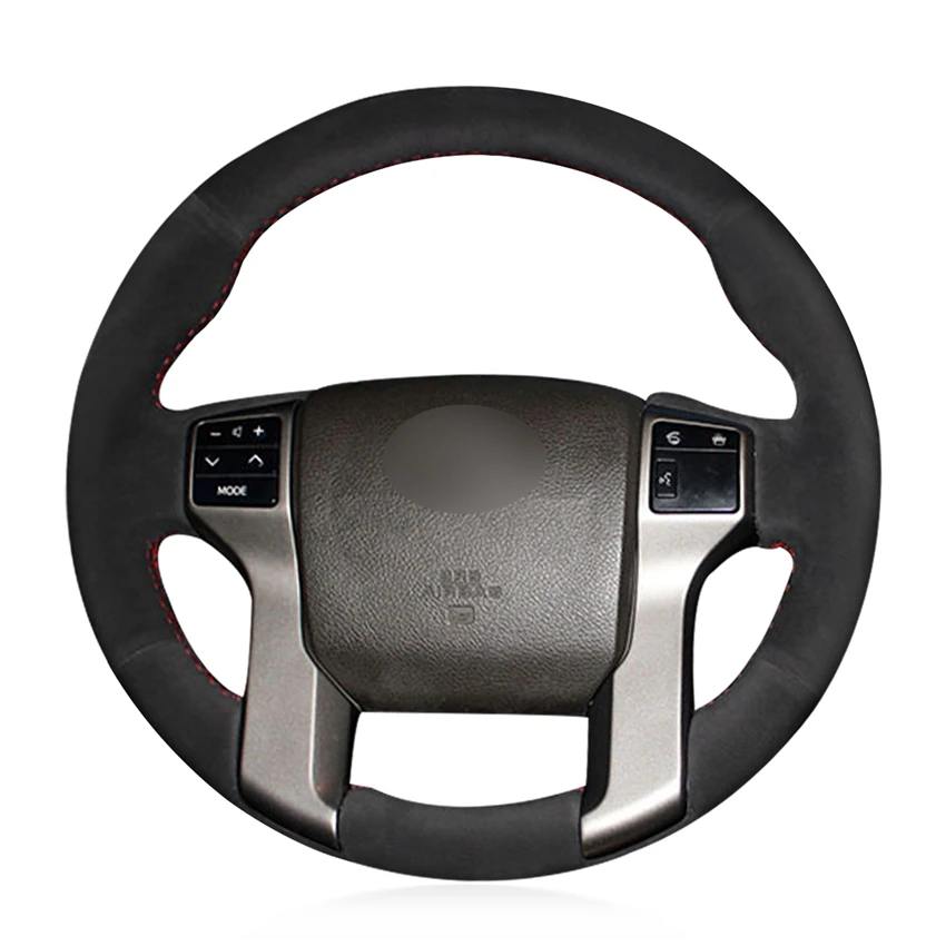 

Suede Steering Wheel Cover for Toyota 4Runner Sequoia Land Cruiser Prado 2010 2011 2012 2013 2014 2015 2016 2017 Tundra Tacoma