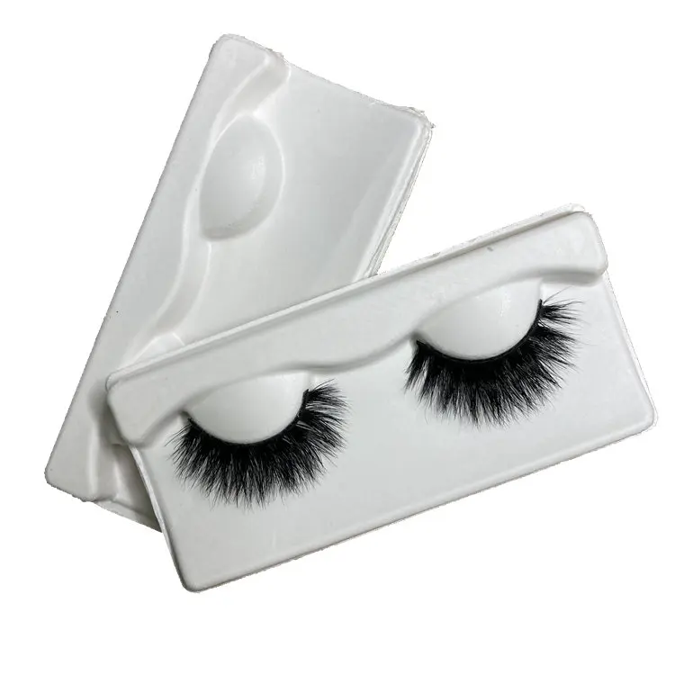 

Biodegradable Custom Logo Molded Paper Pulp Eyelash Packaging Tray