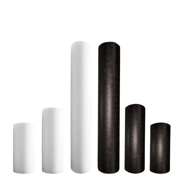 

Wholesale High Quality Custom Size Fitness Equipment Yoga Pilates Massage Epp Black White Foam Roller, Customized colors