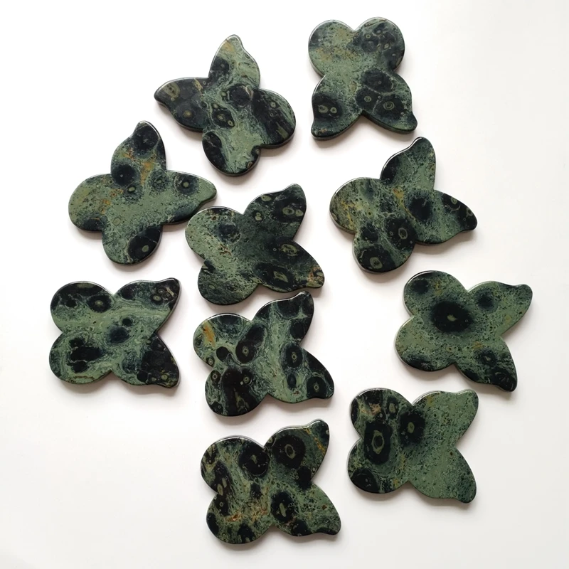 

Facial body beauty care gua sha board kambaba jasper butterfly massage stones