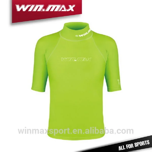 WIN.MAX new product short sleeve anti-UV protective men rash guard surf shirt