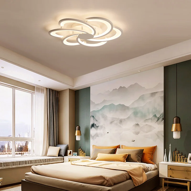 

Modern Home Decorative Lighting Custom 40-100W Unique Bedroom Living Windmill Shaped Ceiling Light