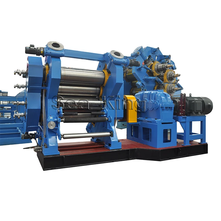 
Three Roll Rubber Calender Textile Calendering Machine 