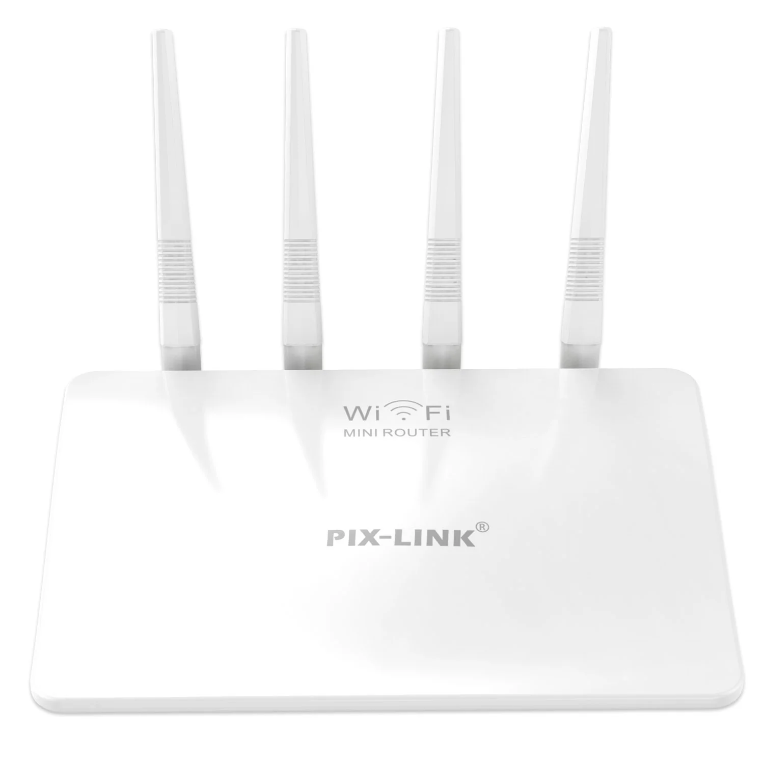 

PIX-LINK LV-WR21Q Internet Mini Wifi Routers Wireless 300Mbps 4 External Antennas for Home
