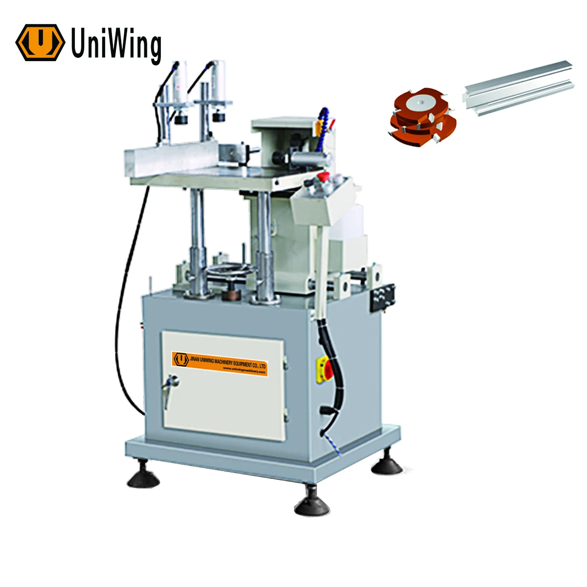
End Mlling Machine for upvc and Aluminum Window and door making and Mullion milling cutting 