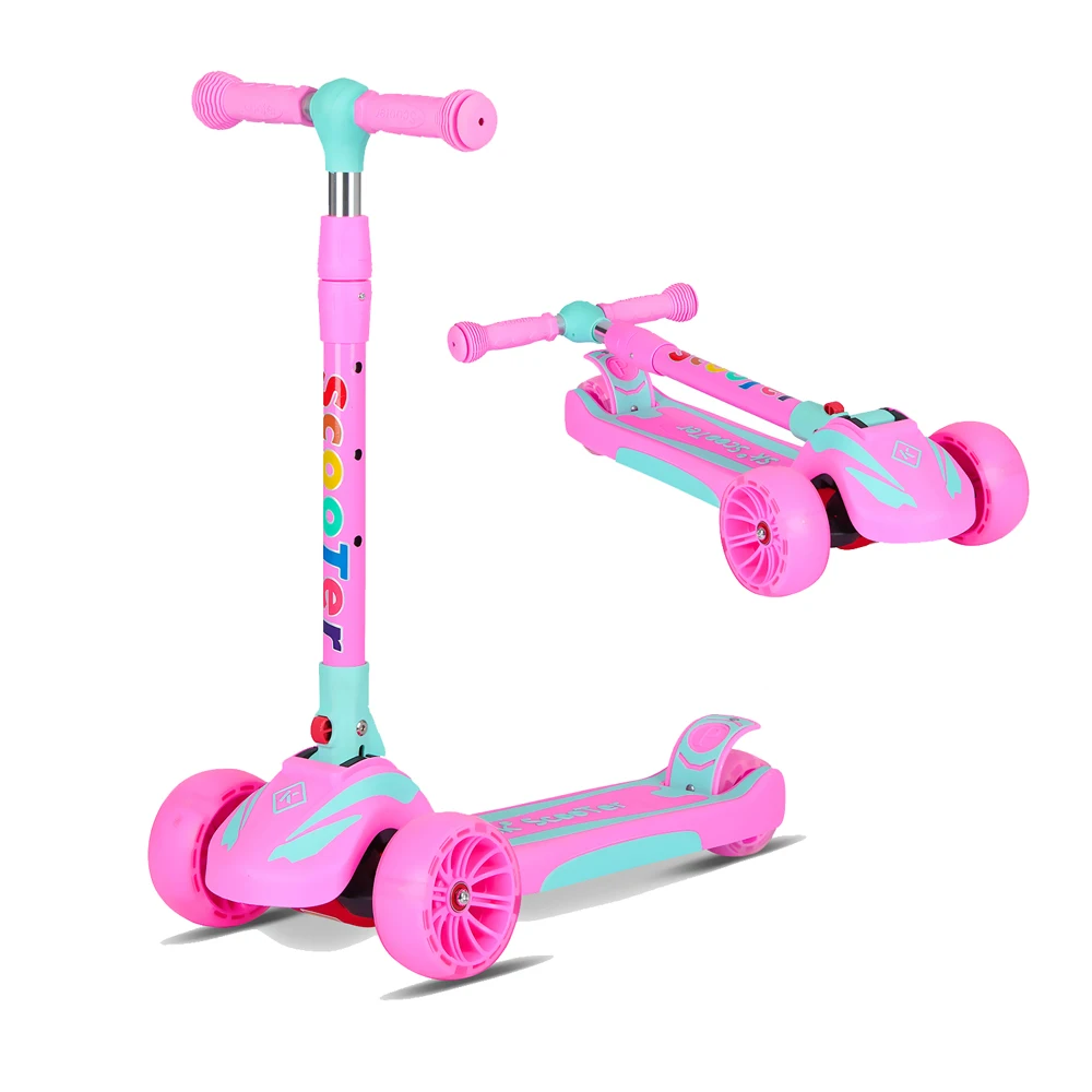 

High quality 3 wheel kid kick scooters with rubber wheels