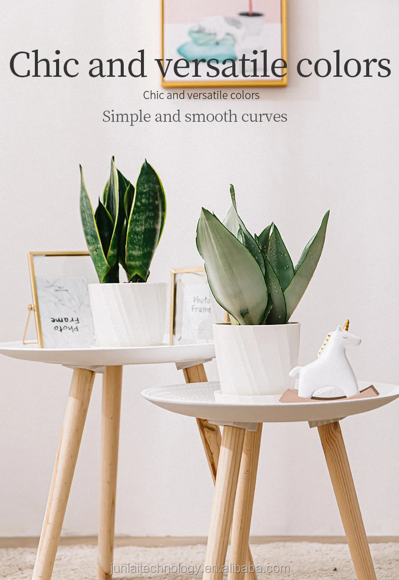 Vlovelife 1pcs时尚北欧花园花盆装饰火锅桌多肉植物花盆箱室内花园装饰 Buy 塑料花盆 多肉植物盆栽 花卉种植者product On Alibaba Com