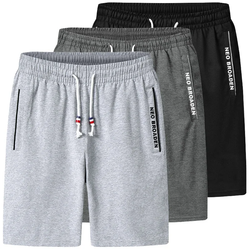 

Men's Workout Shorts Breathable Quick Dry Sports Pants Plus Size Jogger Beach Solid Shorts Zipper Pocket Mens Summer Short, Custom color